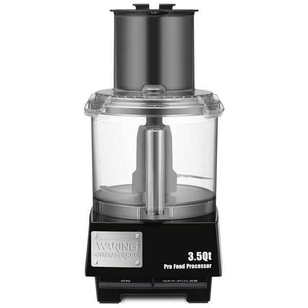 Processador de Alimentos Profissional 3,3L com Mais de 20 Opções de Processamento e Plugue de 5 a 15 Fases, 110V 720W, Waring WFP14S, Preto