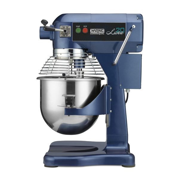 Batedeira Planetária Profissional de Bancada 18,9L com 3 Velocidades, Tigela de Aço Inoxidável e Plugue de 5 a 15 Fases, 110V 1100W, Waring WSM20L,
