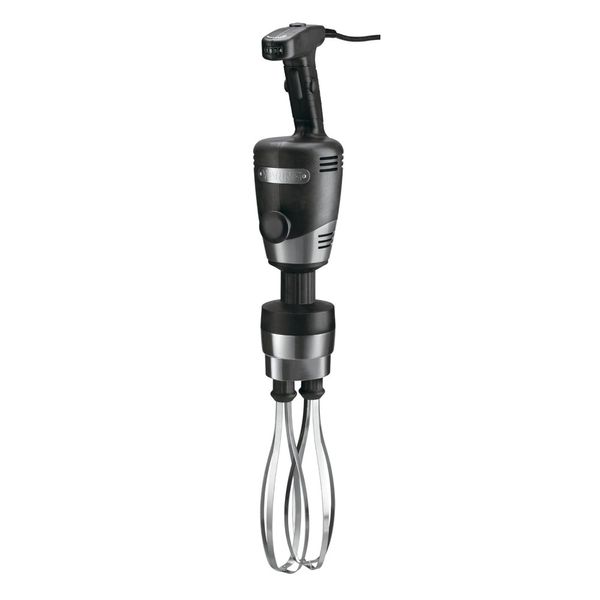 Batedeira de Mão Comercial  em Aço Inoxidável com Velocidade Variável, Plugue de 5 a 15 Fases, 110V 750W, Waring WSBPPW, Preto