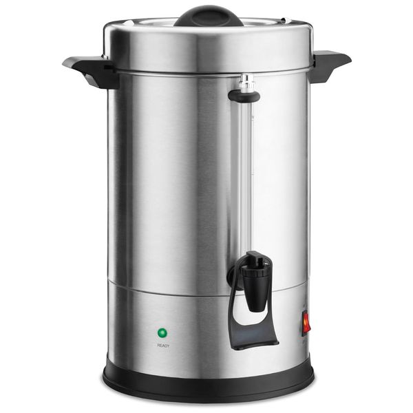 Urna de Café Comercial em Aço Inoxidável 4,4L com Medidor de Quantidade, Luz Indicadora e Plugue de 5 a 15 fases, 110V 1440W, Waring WCU30, Prata