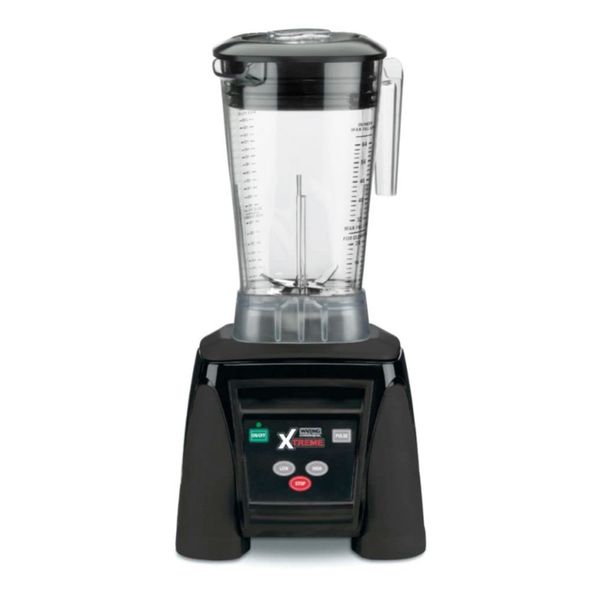 Liquidificador Profissional 1,8L com Função de Pulsar, Jarro de Copolímero sem BPA  e Plugue de 5 a 15 Fases, 110V 1560W, Waring MX1050XTX, Preto