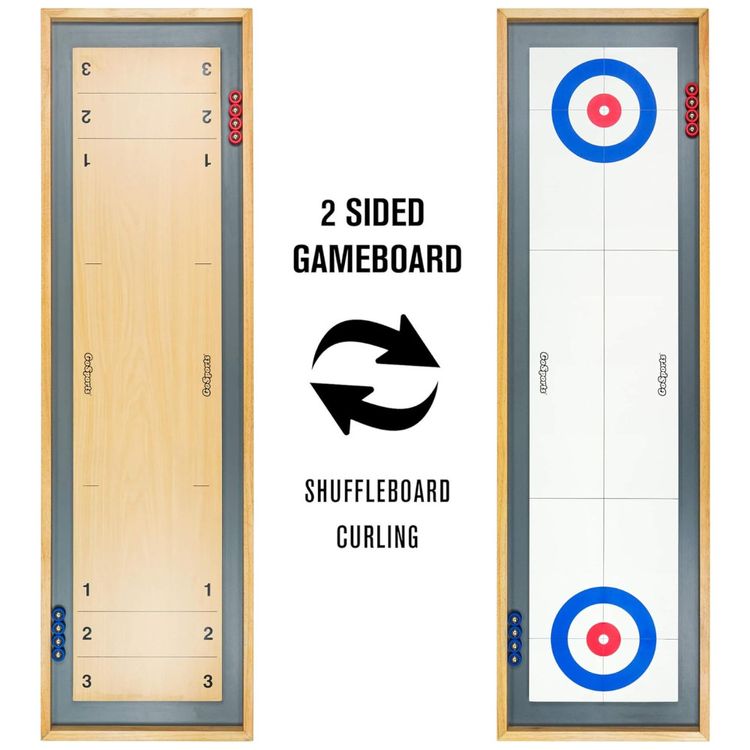 Jogo-de-Mesa-Shuffleboard-e-Curling-Imagem-1