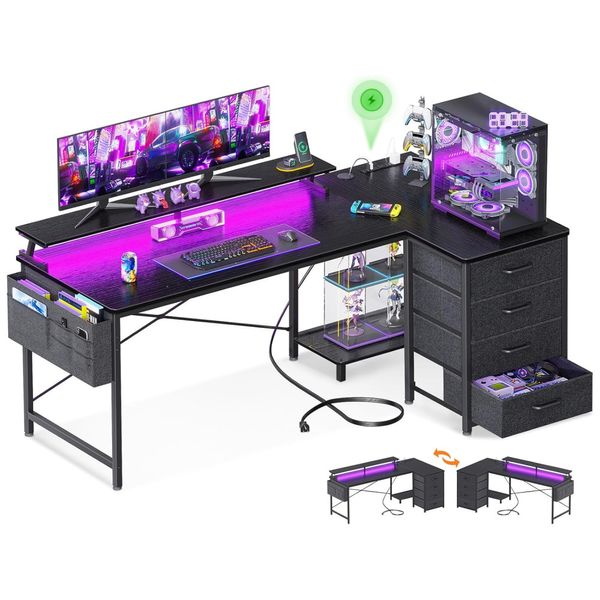 Mesa-Gamer-55--139-cm-com-4-Gavetas-Imagem-0