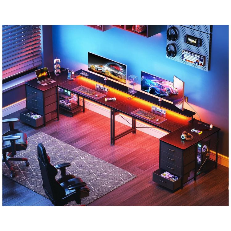 Mesa-Gamer-55--139-cm-com-4-Gavetas-Imagem-1