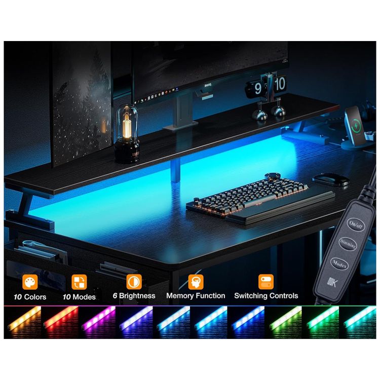 Mesa-Gamer-55--139-cm-com-4-Gavetas-Imagem-3