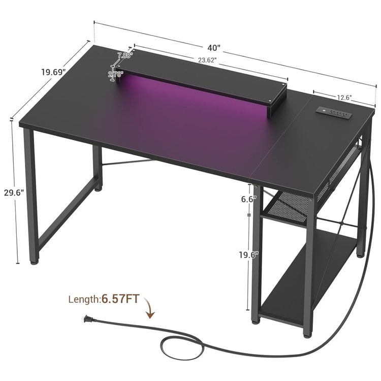 Mesa-Gamer-39.4--100-cm-com-Luz-Imagem-2