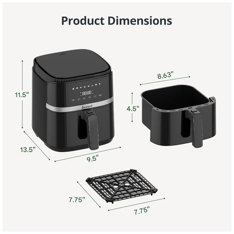 Air-Fryer-5L-com-8-Funes-de-Cozimento-Imagem-7