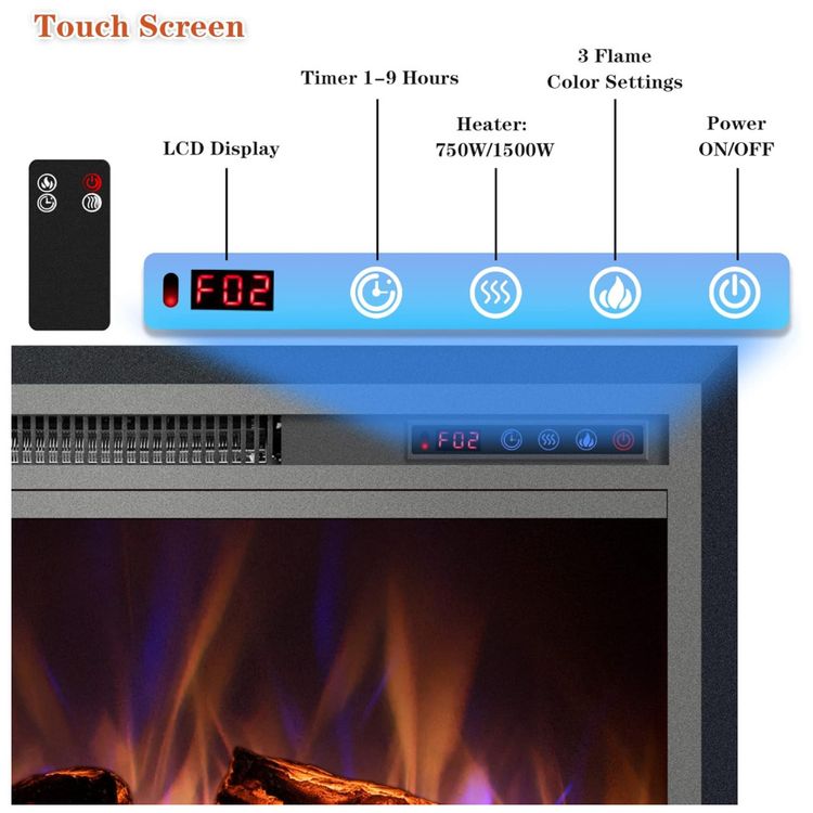 Lareira-Eletrica-de-Embutir-A63x77L-cm-com-Controle-Remoto-Imagem-1