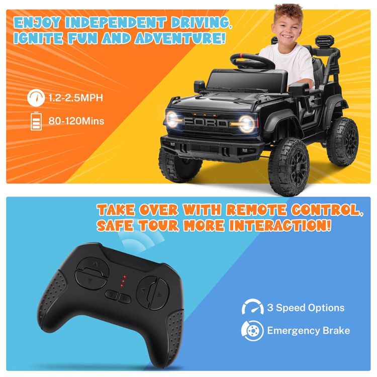 Carro-Eletrico-Infantil-12V-Ford-Bronco-Raptor-com-Controle-Imagem-3