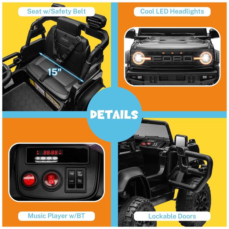 Carro-Eletrico-Infantil-12V-Ford-Bronco-Raptor-com-Controle-Imagem-4