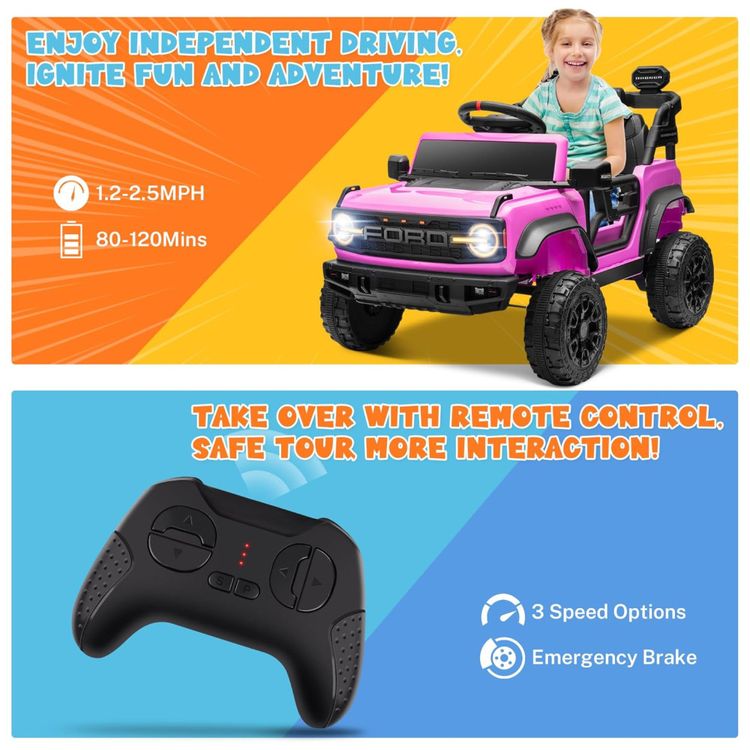Carro-Eletrico-Infantil-12V-Ford-Bronco-Raptor-com-Controle-Imagem-3