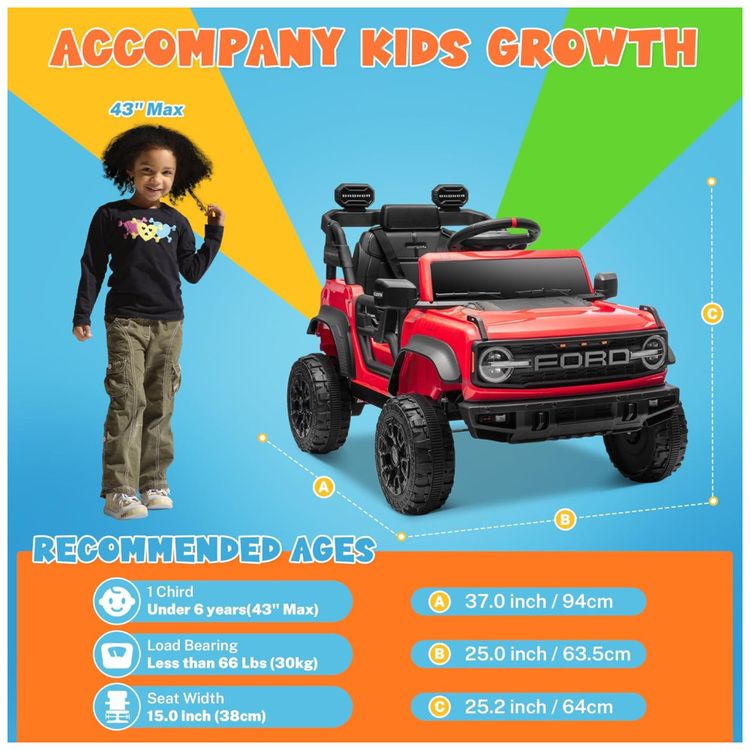 Carro-Eletrico-Infantil-12V-Ford-Bronco-Raptor-com-Imagem-5