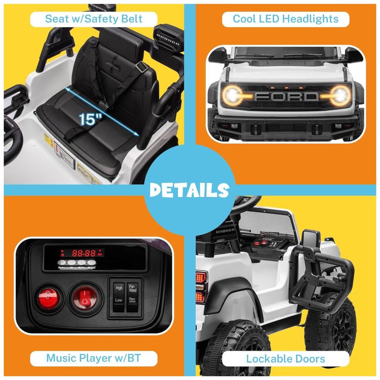 Carro-Eletrico-Infantil-12V-Ford-Bronco-Raptor-com-Controle-Imagem-4