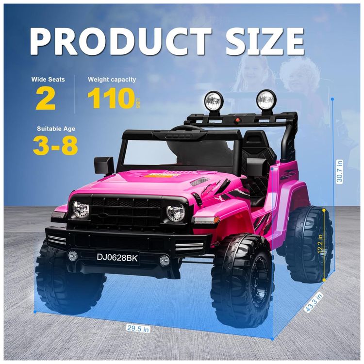 Carro-Eletrico-Infantil-Jeep-Off-Road-com-Controle-Remoto-Imagem-1
