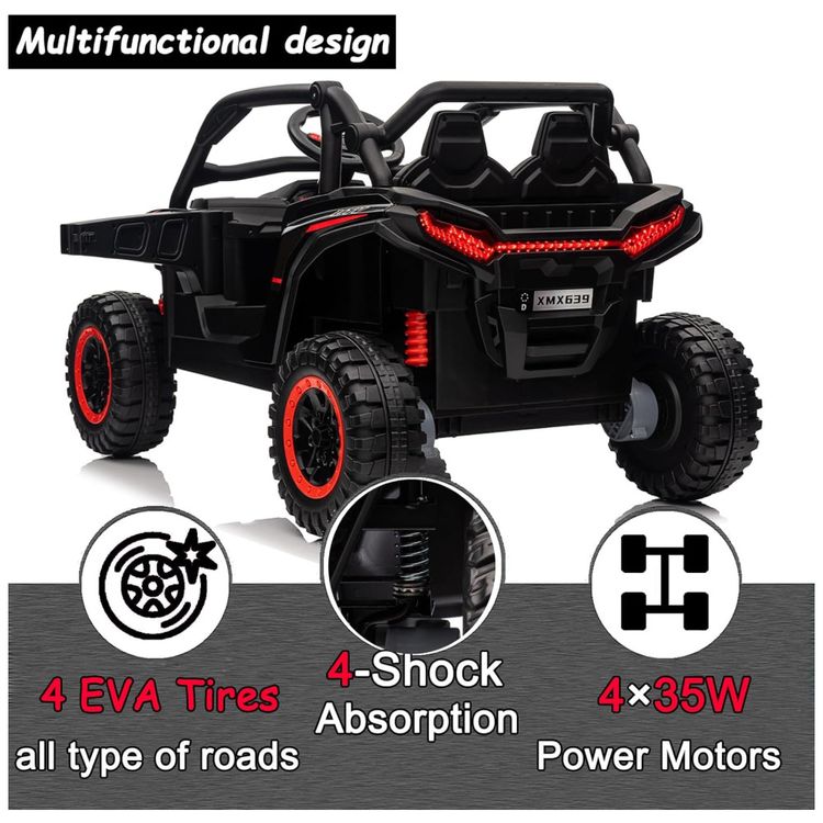 Carro-Eletrico-Infantil-Jeep-UTV-com-Controle-Remoto-Luz-Imagem-2