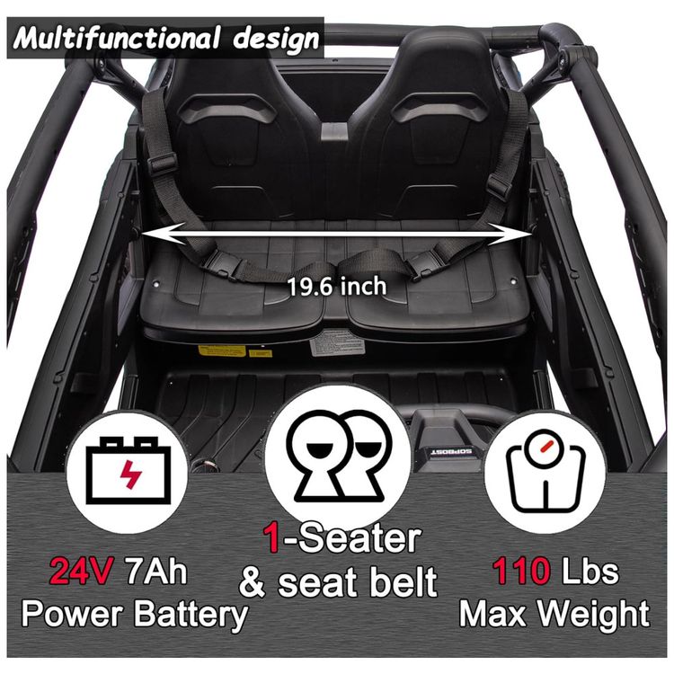 Carro-Eletrico-Infantil-Jeep-UTV-com-Controle-Remoto-Luz-Imagem-3