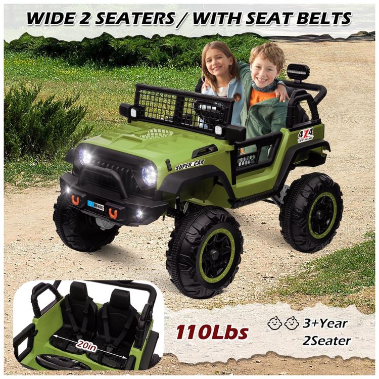 Carro-Eletrico-Infantil-Jeep-com-Controle-Remoto-Assento-Imagem-2