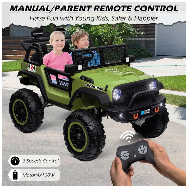 Carro-Eletrico-Infantil-Jeep-com-Controle-Remoto-Assento-Imagem-4