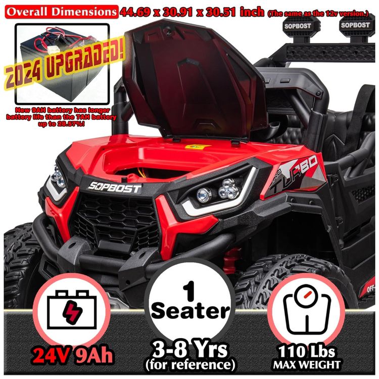 Carro-Eletrico-Infantil-Jeep-4X4-com-Controle-Remoto-Imagem-1
