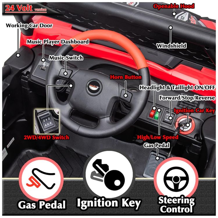 Carro-Eletrico-Infantil-Jeep-4X4-com-Controle-Remoto-Imagem-4