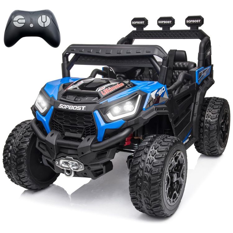 Carro-Eletrico-Infantil-Jeep-4X4-com-Controle-Remoto-Imagem-0