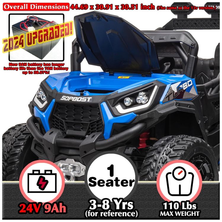 Carro-Eletrico-Infantil-Jeep-4X4-com-Controle-Remoto-Imagem-1