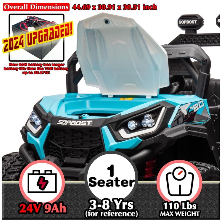 Carro-Eletrico-Infantil-Jeep-4X4-com-Controle-Remoto-Imagem-1