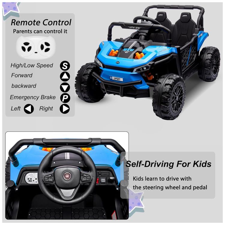Carro-Eletrico-Infantil-Jeep-UTV-com-Controle-Remoto-Imagem-1