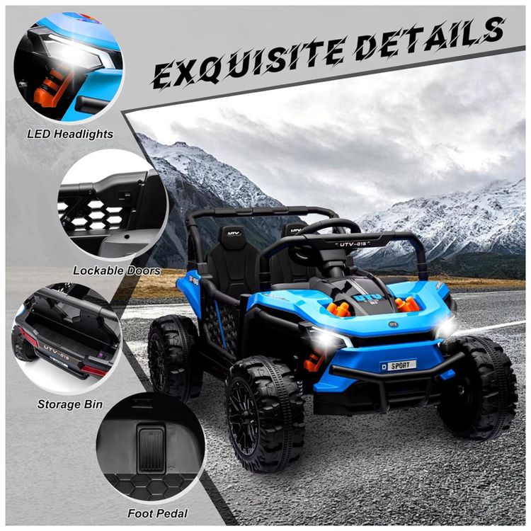 Carro-Eletrico-Infantil-Jeep-UTV-com-Controle-Remoto-Imagem-3