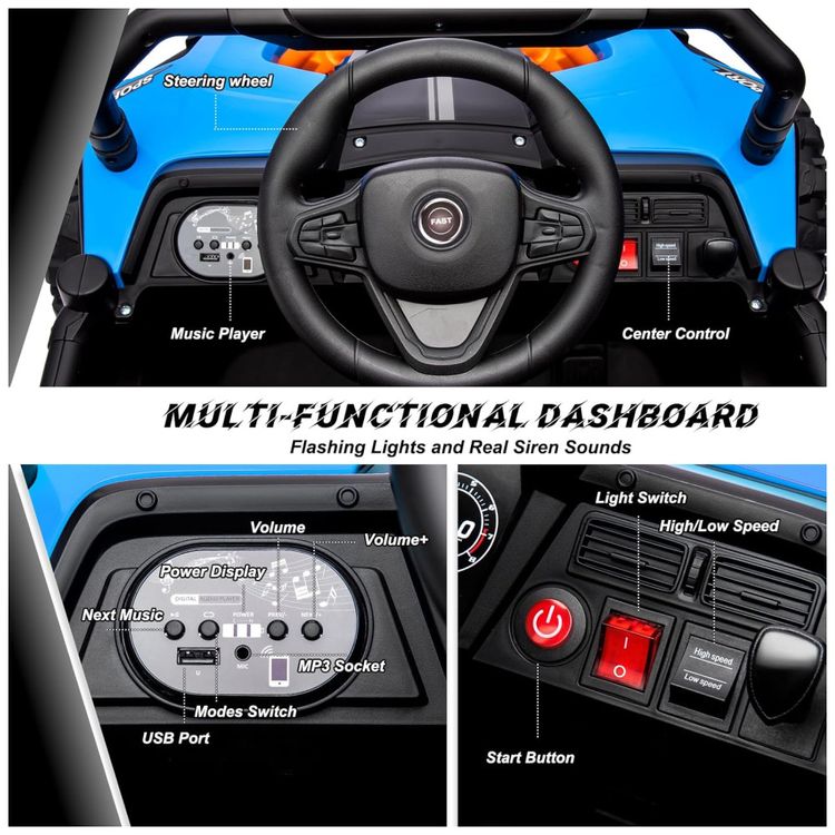 Carro-Eletrico-Infantil-Jeep-UTV-com-Controle-Remoto-Imagem-6