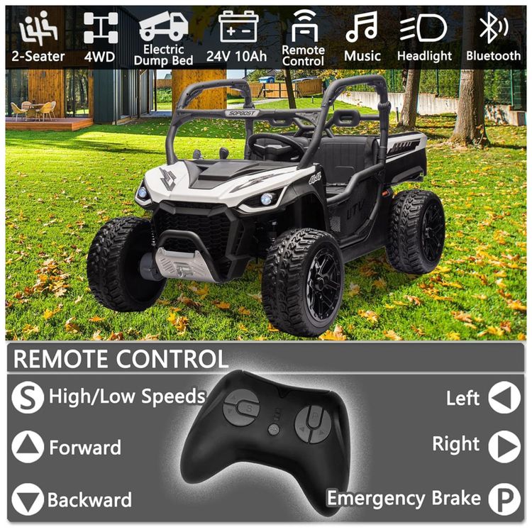 Carro-Eletrico-Infantil-Jeep-Basculante-com-Controle-Imagem-1