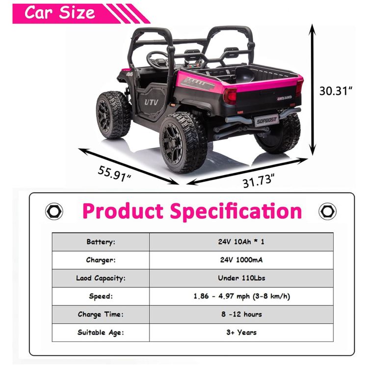 Carro-Eletrico-Infantil-Jeep-Basculante-com-Controle-Imagem-5