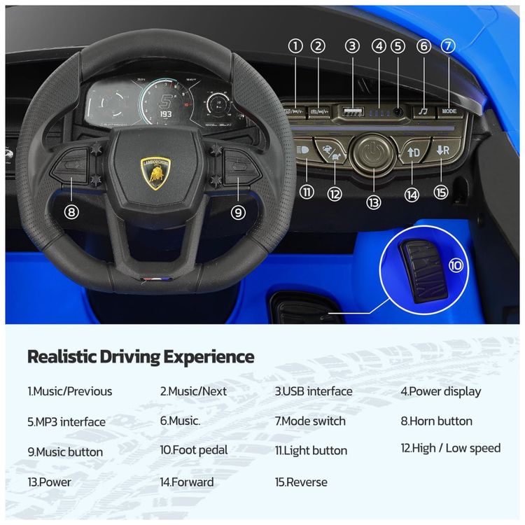 Carro-Eletrico-Infantil-Lamborghini-com-Controle-Remoto-Imagem-6