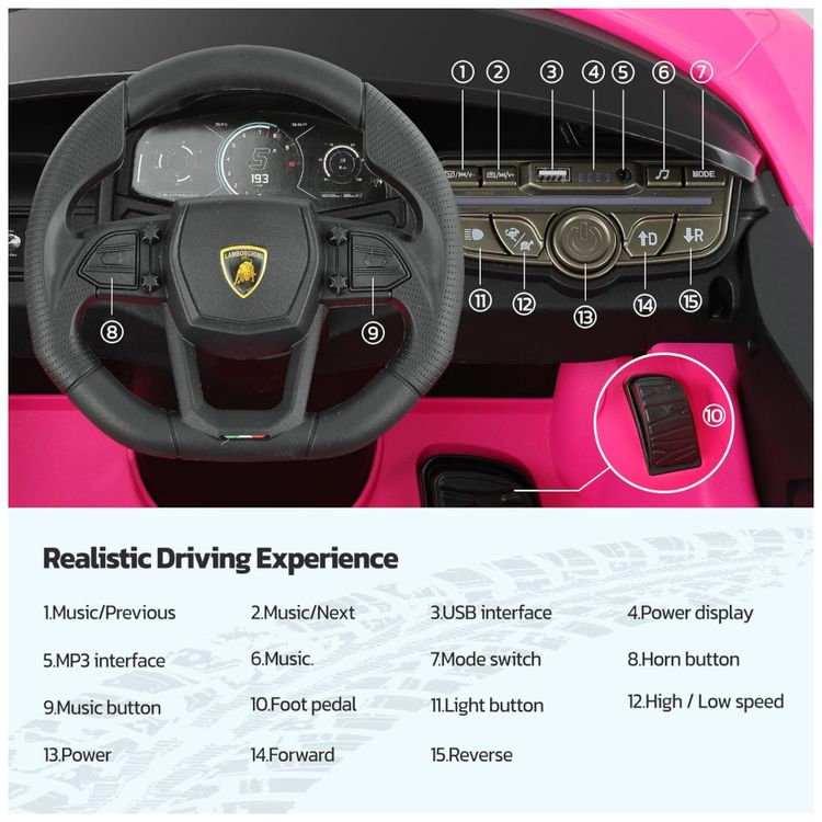 Carro-Eletrico-Infantil-Lamborghini-com-Controle-Remoto-Imagem-6