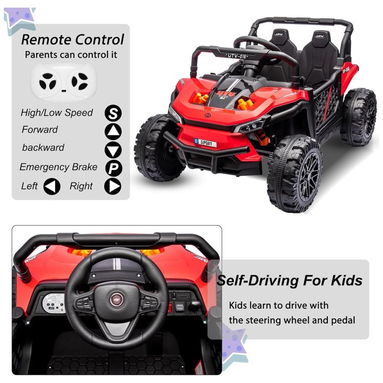 Carro-Eletrico-Infantil-Jeep-UTV-com-Controle-Remoto-Imagem-1