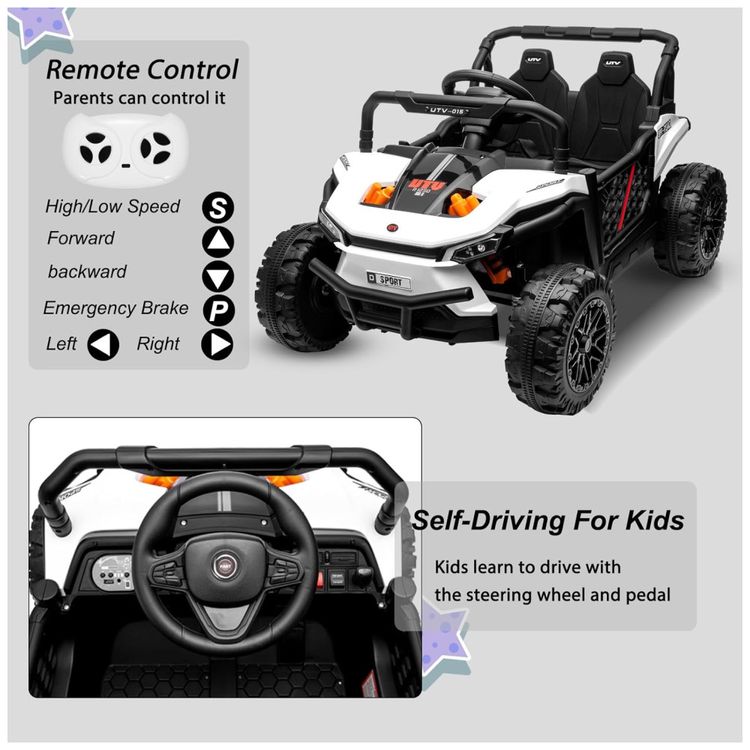 Carro-Eletrico-Infantil-Jeep-UTV-com-Controle-Remoto-Imagem-1