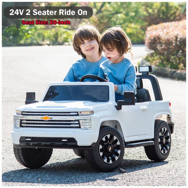 Carro-Eletrico-Infantil-Chevrolet-Silverado-com-Controle-Imagem-2
