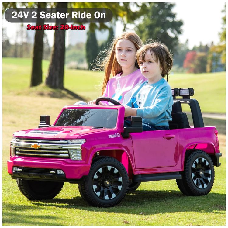 Carro-Eletrico-Infantil-Chevrolet-Silverado-com-Controle-Imagem-1