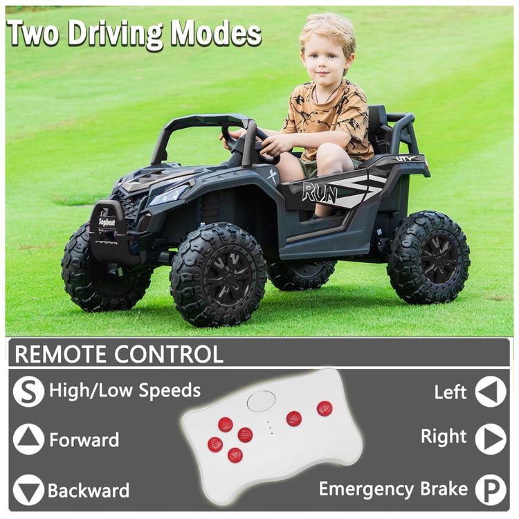Carro-Eletrico-Infantil-Buggy-UTV-com-Controle-Remoto-Imagem-1