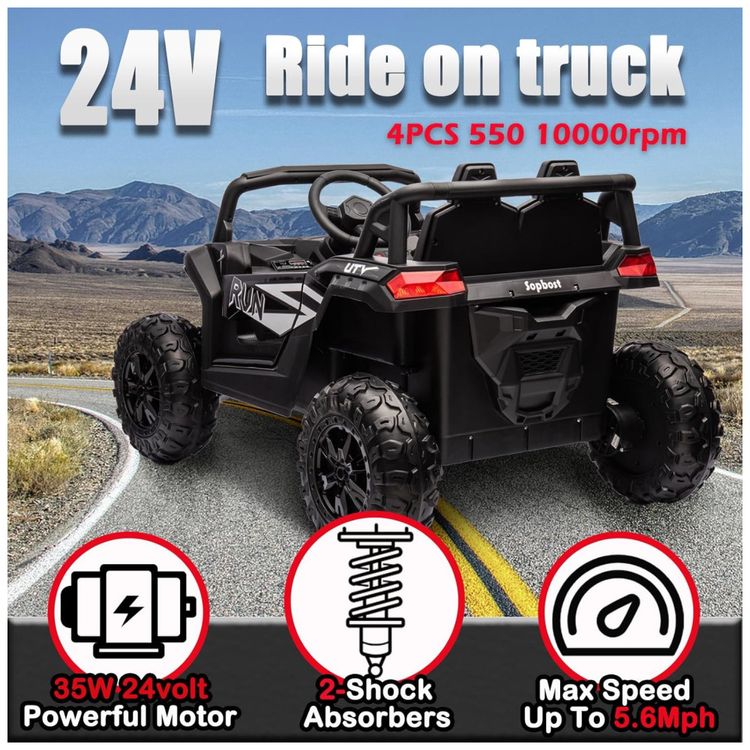 Carro-Eletrico-Infantil-Buggy-UTV-com-Controle-Remoto-Imagem-3