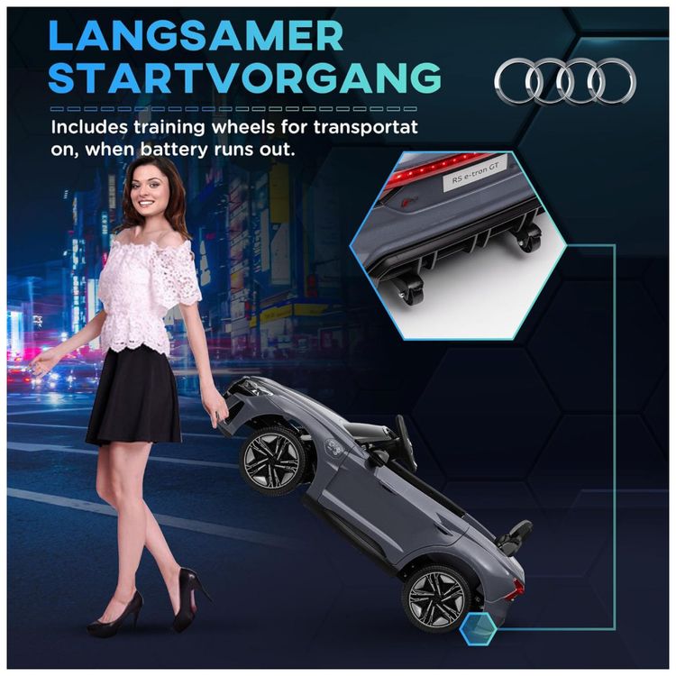 Carro-Eletrico-Infantil-Audi-RS-E-tron-com-Controle-Imagem-5
