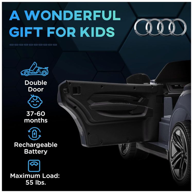 Carro-Eletrico-Infantil-Audi-RS-E-tron-com-Controle-Imagem-7