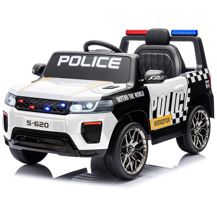 Carro-Eletrico-Infantil-de-Policia-com-Controle-Remoto-Imagem-0