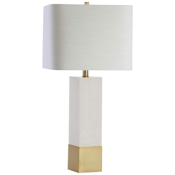 Abajur-Luminaria-de-Mesa-em-Metal-e-Marmore-Estilo-Imagem-0