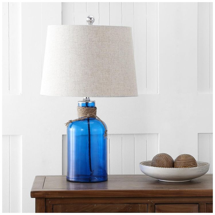 Abajur-Luminaria-de-Mesa-em-Vidro-Estilo-Mediterraneo-Imagem-5