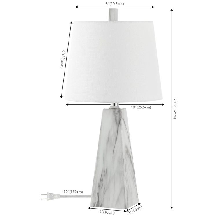 Abajur-Luminaria-de-Mesa-em-Marmore-Estilo-Contemporanea-Imagem-2