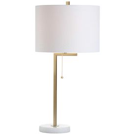 Abajur-Luminaria-de-Mesa-em-Metal-e-Marmore-Estilo-Imagem-0