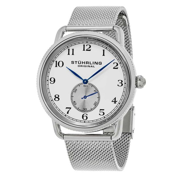 Relogio-Stuhrling-Classique-207M-40mm-Mostrador-Branco-e-Imagem-0