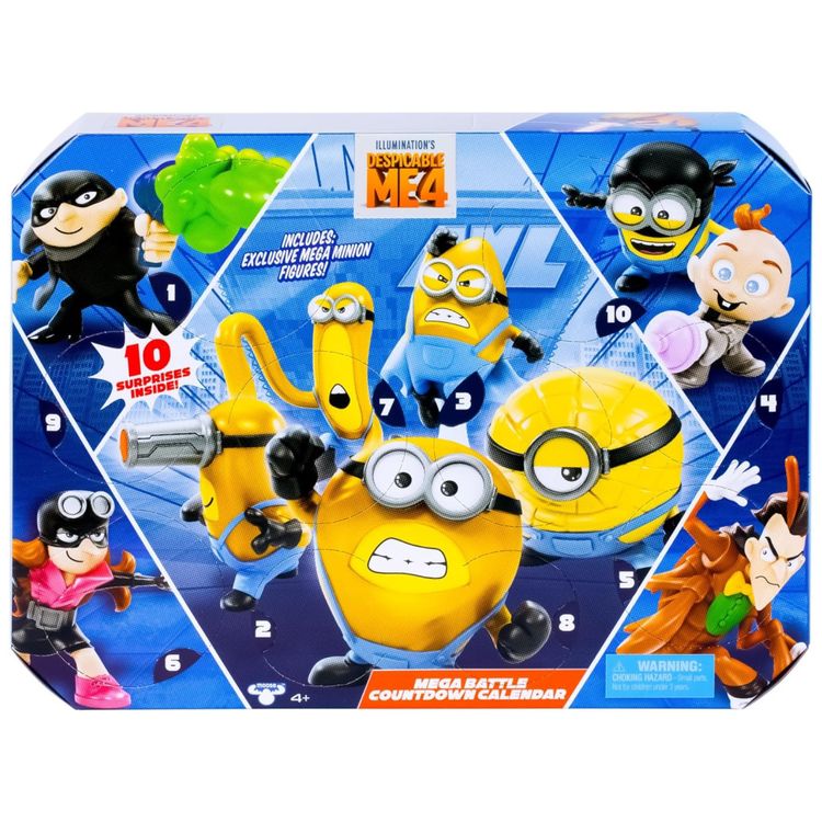 Calendario-Minions-de-Contagem-Regressiva-com-10-Bonecos-Imagem-2