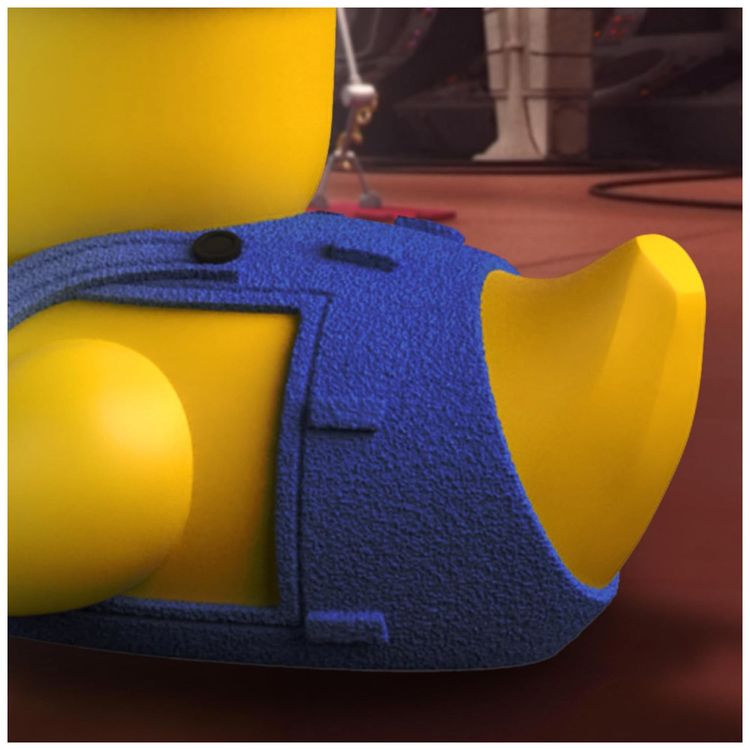 Prumo-Pato-do-Minions-de-Borracha-com-9-cm-de-Altura-para-Imagem-4